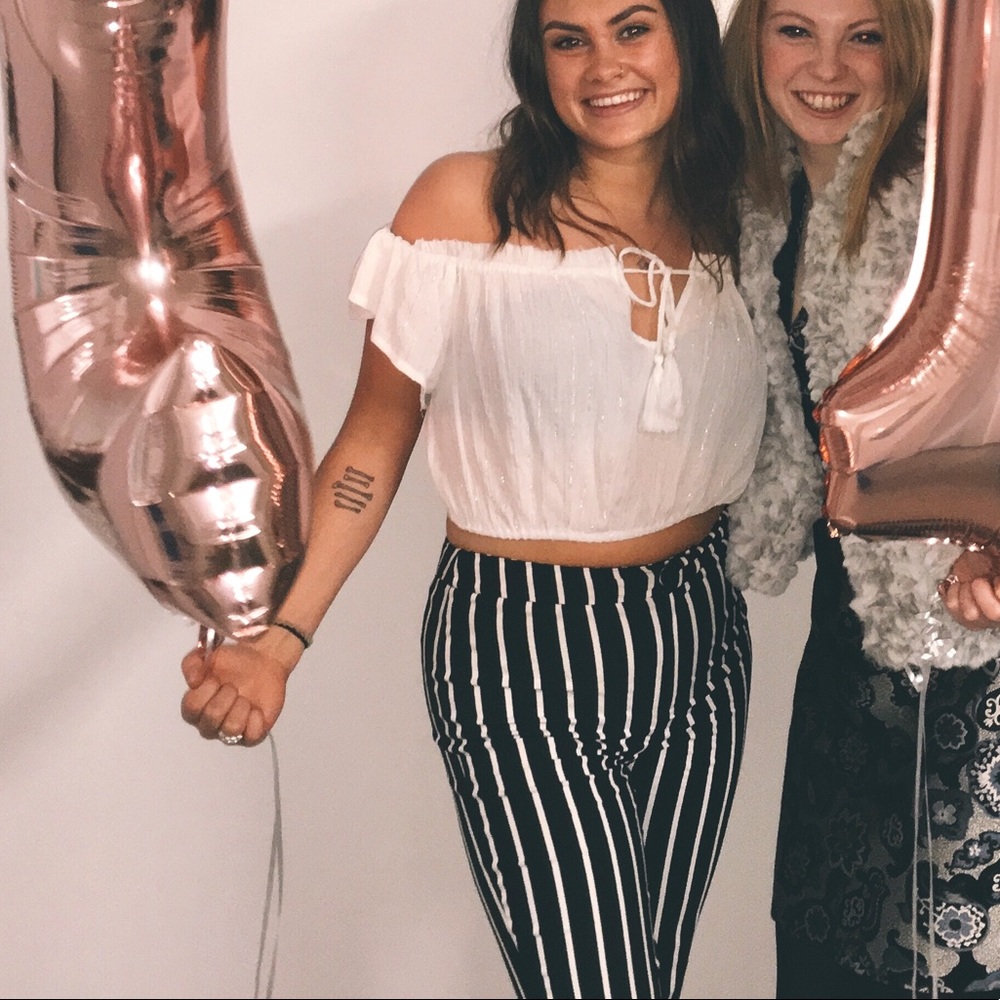 Forever 21 striped pants